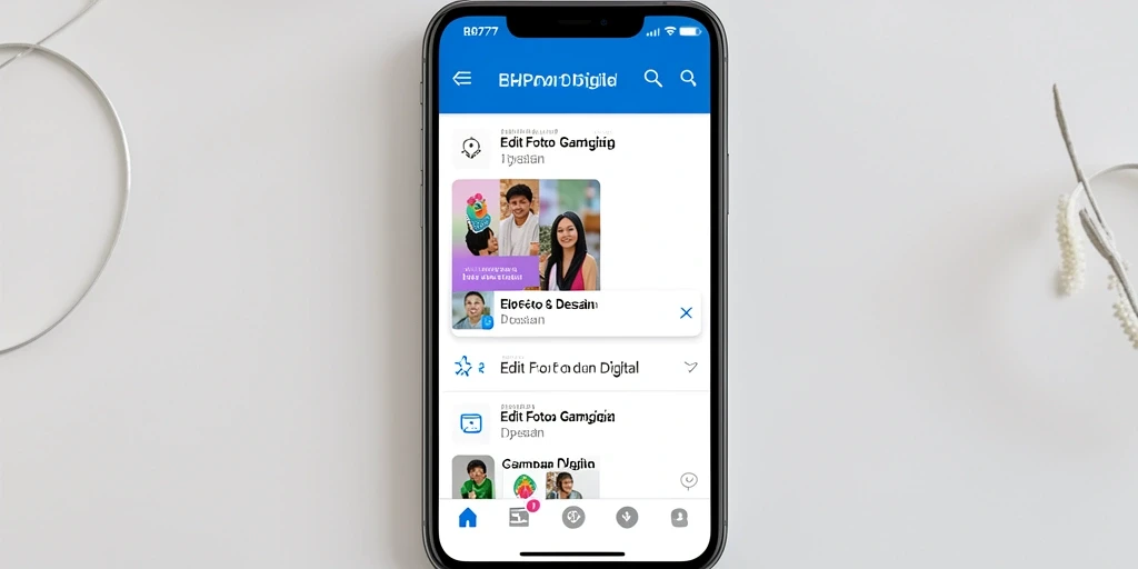 Antarmuka pengguna BPO777 dengan berbagai fitur pengeditan gambar.