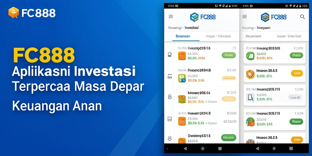 Antarmuka FC888 yang intuitif dan fungsional untuk investasi.