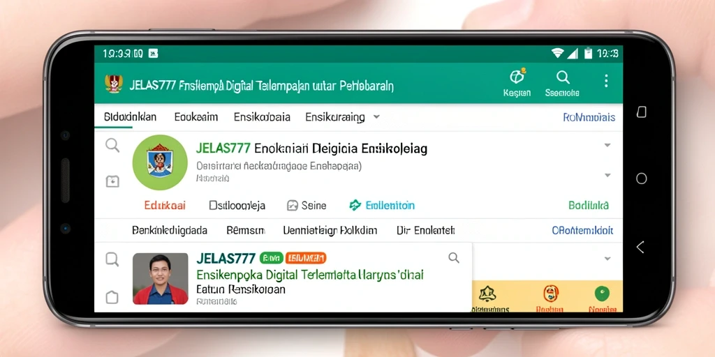 Tampilan antarmuka JELAS777 yang ramah pengguna untuk menjelajahi berbagai topik ensiklopedia.