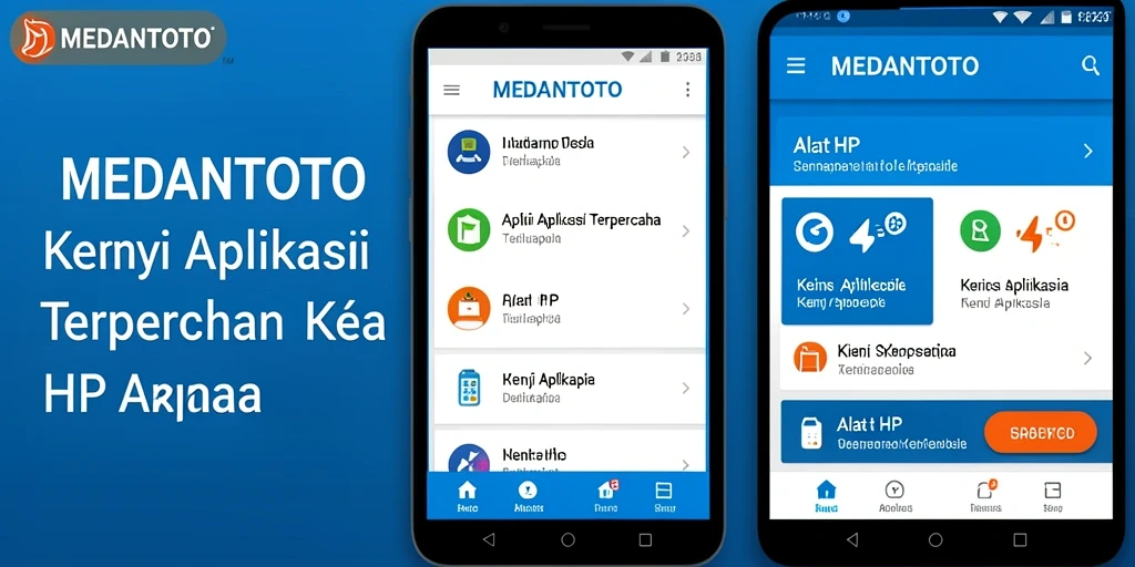 Antarmuka Kunci Aplikasi MEDANTOTO yang sederhana dan intuitif.