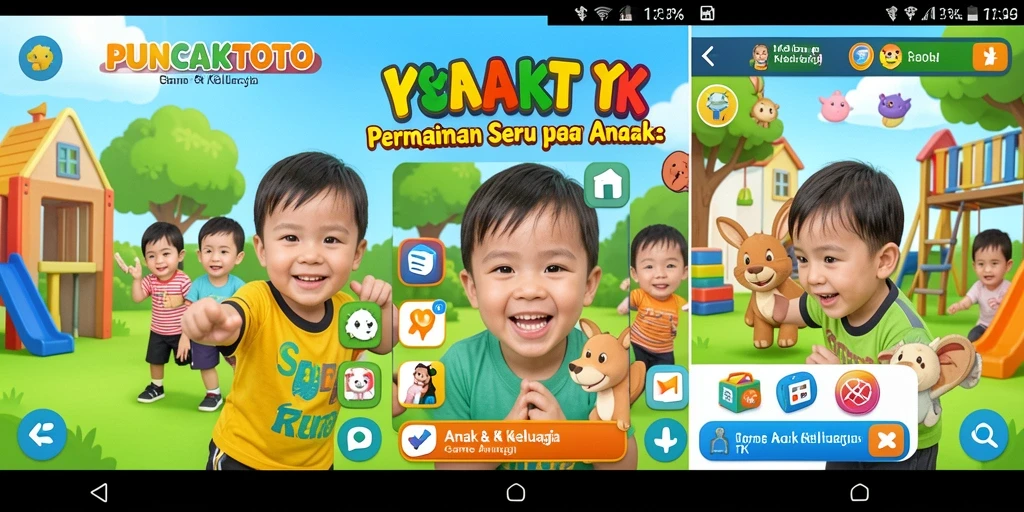 Tampilan antarmuka PUNCAKTOTO yang ramah anak dan interaktif.