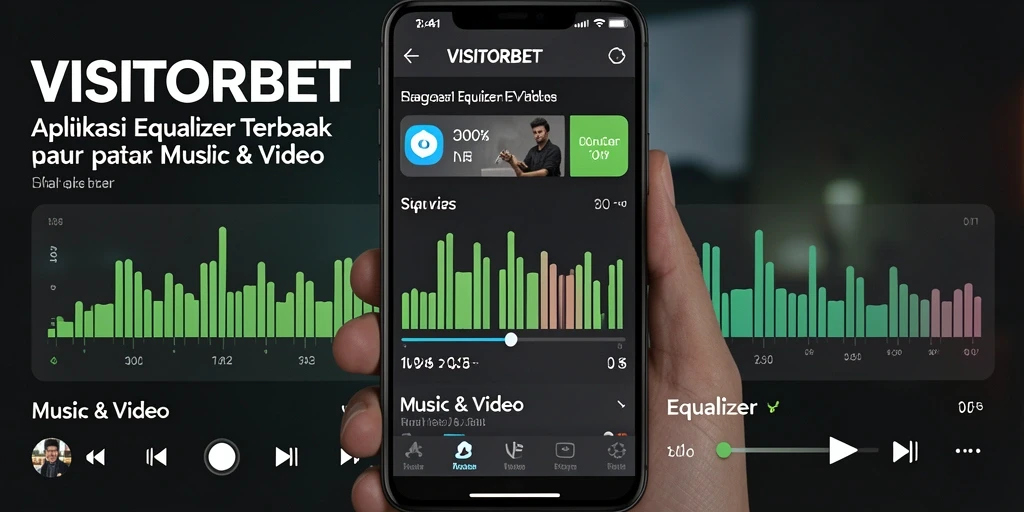 Tampilan antarmuka aplikasi Equalizer VISITORBET yang modern dan fungsional.