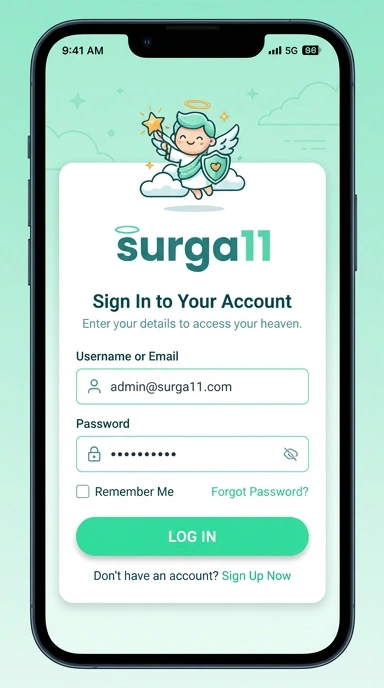 Panduan Masuk Akun surga11 untuk Pengguna Android
